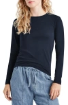 Splendid Eva Slub Top In Navy