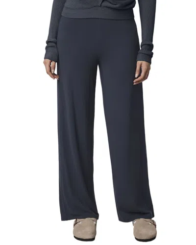 Splendid Everywhere Lyr Wide Leg Sweater Pant In Blue