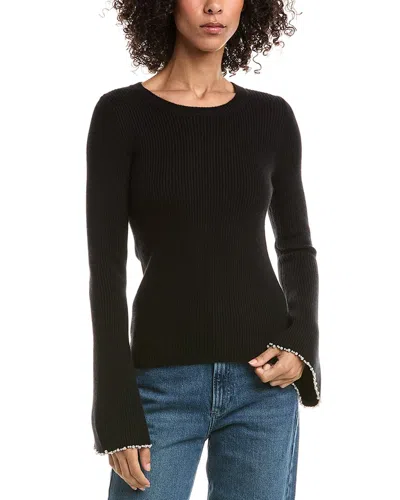 Splendid Farah Wool-blend Sweater In Black