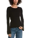 Splendid Farah Wool-blend Sweater In Black