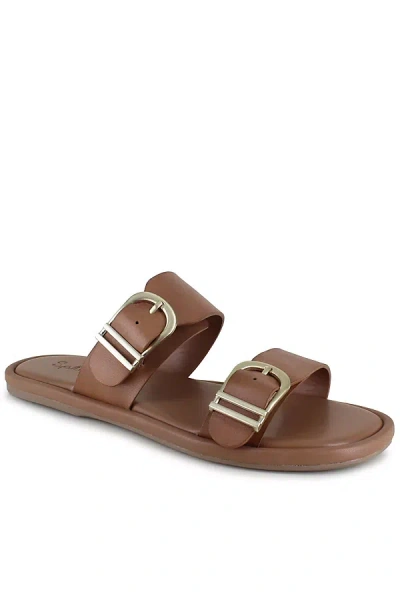 Splendid Women's Farrin Slip On Buckled Slide Sandals In Macchiato