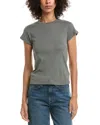 Splendid Faye Crewneck T-shirt In Gray