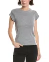 Splendid Faye Crewneck T-shirt In Gray