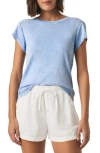 Splendid Faye Crewneck Tee In Blue