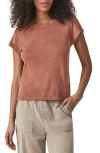 Splendid Faye Crewneck Tee In Brown