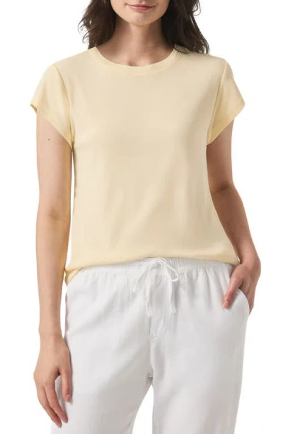 Splendid Faye Crewneck Tee In Limoncello