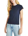 Splendid Faye Crewneck Tee In Navy