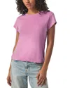 Splendid Faye Crewneck Tee In Raspberry Ice