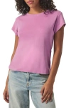 Splendid Faye Crewneck Tee In Raspberry Ice