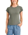 Splendid Faye Crewneck Tee In Soft Vob