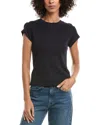 Splendid Faye Crewneck T-shirt In Black