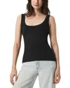 Splendid Faye Scoop Neck Tank In Black