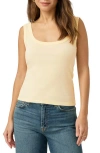 Splendid Faye Scoop Neck Tank In Limoncello