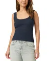Splendid Faye Scoop Neck Tank In Navy