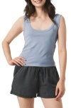 Splendid Faye Scoop Neck Tank In Seaport
