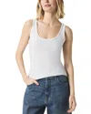 Splendid Faye Scoop Neck Tank In White
