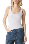 Splendid Faye Scoop Neck Tank In White
