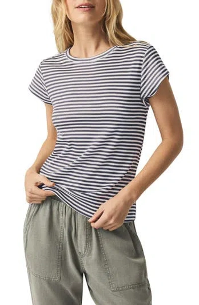 Splendid Faye Stripe T-shirt In Multi