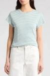 Splendid Faye Stripe T-shirt In Multi