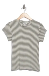 Splendid Faye Stripe T-shirt In Neutral