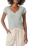 Splendid Faye Stripe V-neck T-shirt