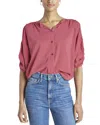 Splendid Women's Fiorella Button-front Blouse