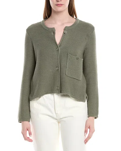 Splendid Fisher Cardigan In Green