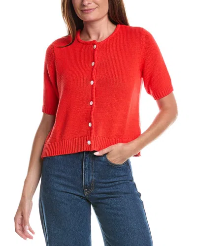 Splendid Fisherman Cardigan In Red