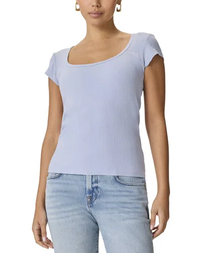 Splendid Fitted Scoop T-shirt In Blue