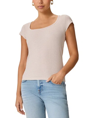 Splendid Fitted Scoop T-shirt In Pink