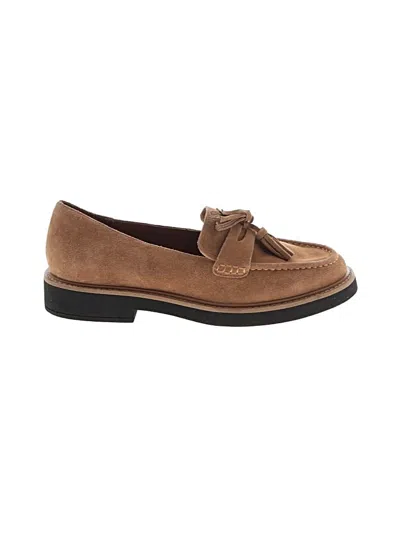 Pre-owned Splendid Flats In Tan