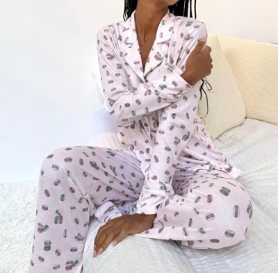 Splendid Flora Pillow Soft Pj Pant Set In Sweet Treat In Pattern