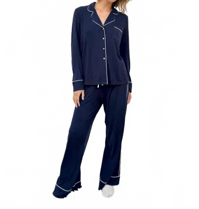 Splendid Flora Pillowsoft Sleep Set In Navy In Blue