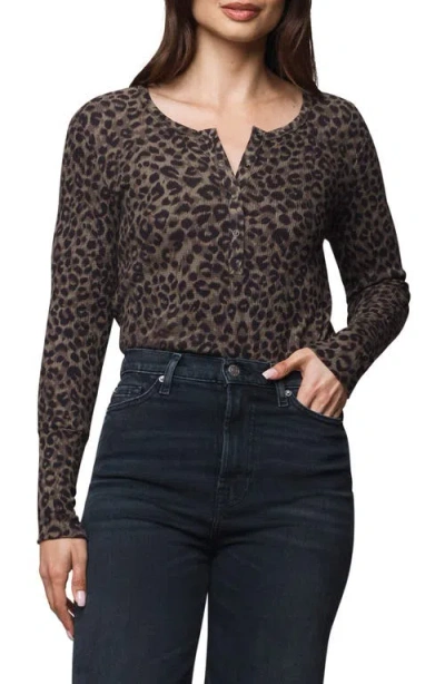 SPLENDID SPLENDID FOREVER LEOPARD HENLEY