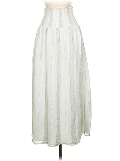 Pre-owned Splendid Formal Skirt In Ivory