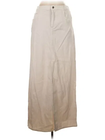 Pre-owned Splendid Formal Skirt In Tan