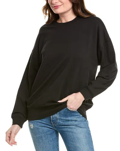 Splendid French Terry Lyr Sweatshirt In Black