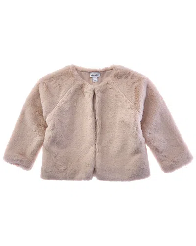 Splendid Fuzzy Jacket In Brown