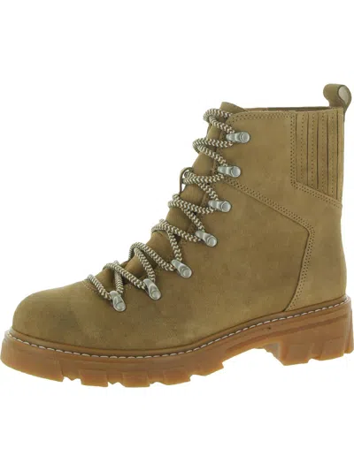 Splendid Gabbie Womens Suede Lace Up Hiking Boots In Multi