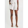 Splendid Gabby Gingham Shorts In White