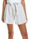 Splendid Gabrielle Gingham Short In White