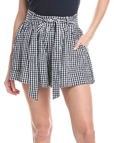 Splendid Gabrielle Gingham Short In Blue