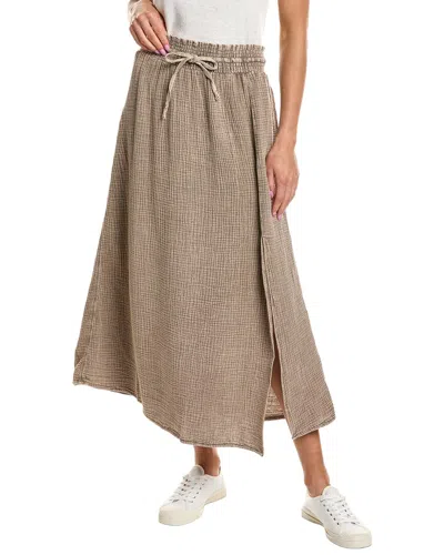 Splendid Gauze Maxi Skirt In Neutral