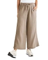 Splendid Gauze Pallazzo Pants In Rattan