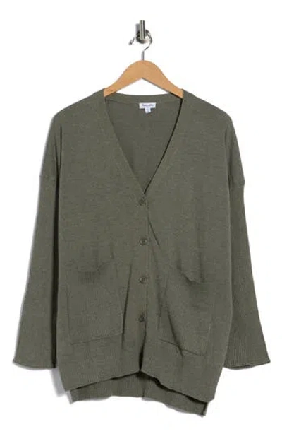Splendid Geneva V-neck Cardigan In Green
