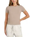 Splendid Genevieve T-shirt In Fawn