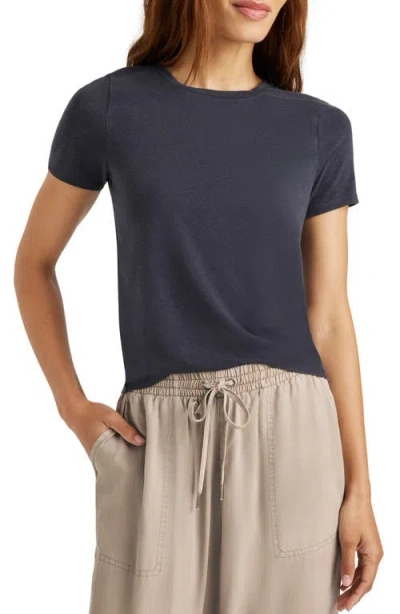 Splendid Genevieve T-shirt In Ice Navy