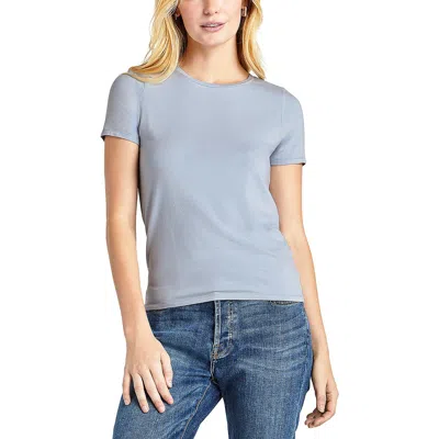 Splendid Genevieve Womens Crewneck Short Sleeve T-shirt In Calypso
