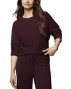 Splendid Georgie Boat Neck Sweater In Purple
