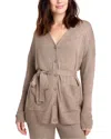 Splendid Georgie Belted Tunic Cardigan In Tawny Heather